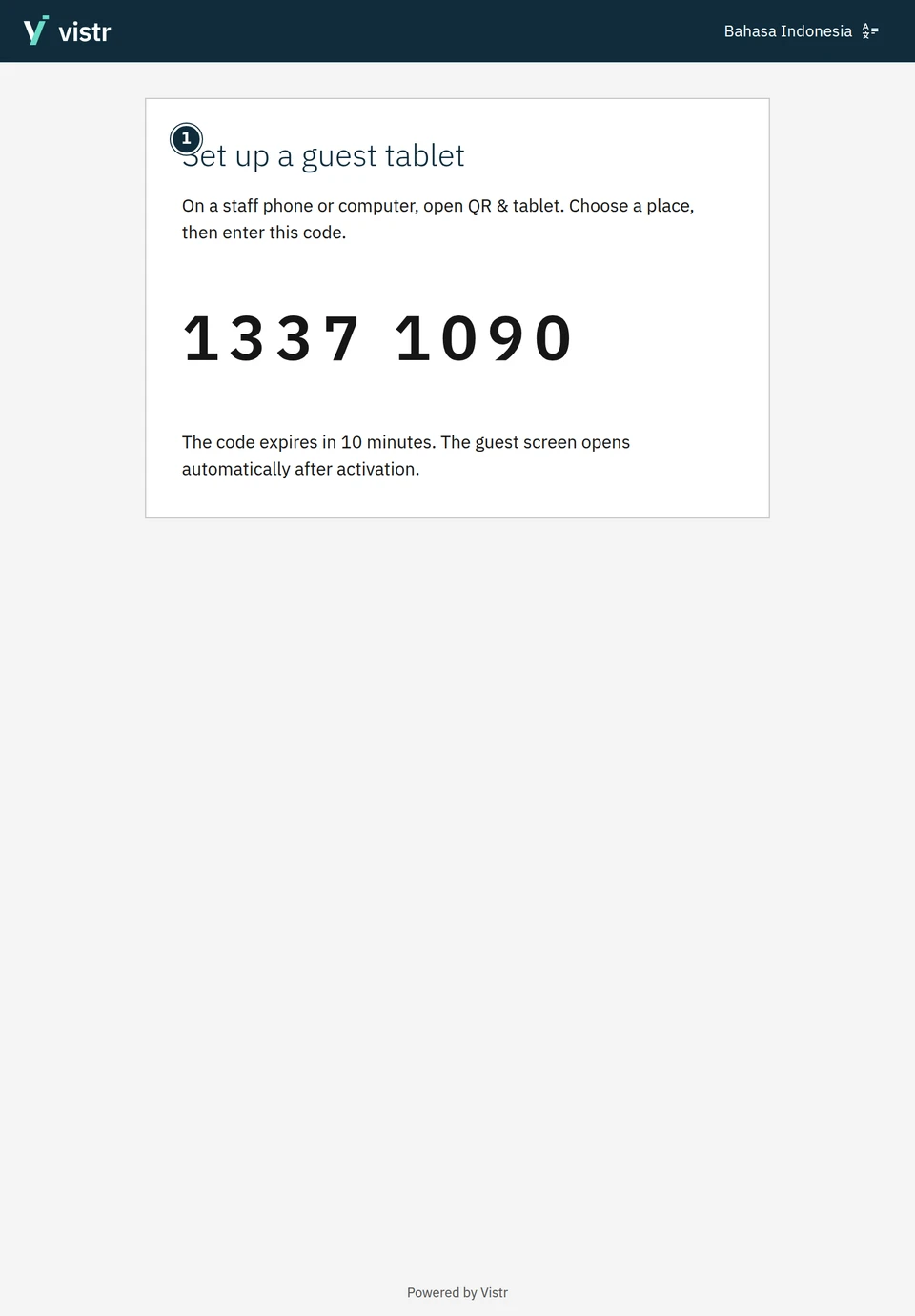 This sample only shows where to find the setup code.